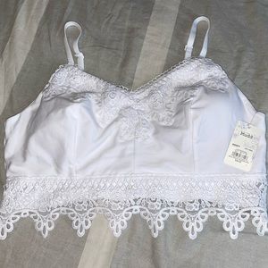 White Boho Bralette